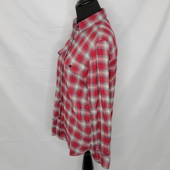 Madewell Flanel Plaid Long sleeve button up - Picture 8 of 10
